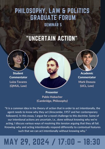 Poster for “Uncertain Action”