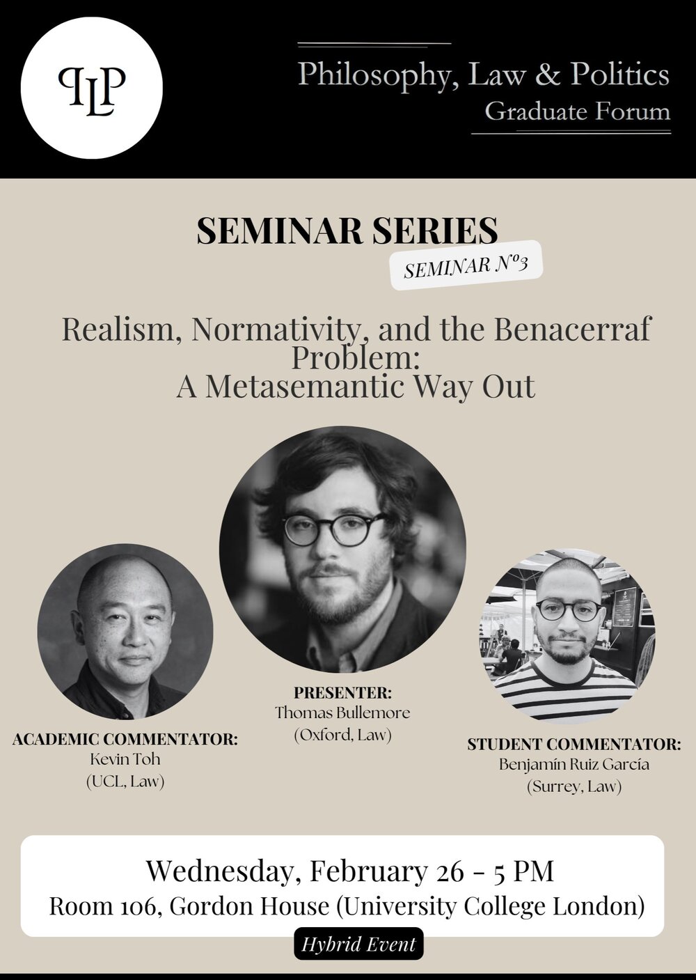 Poster for “Realism, Normativity, and the Benacerraf Problem: A Metasemantic Way Out”
