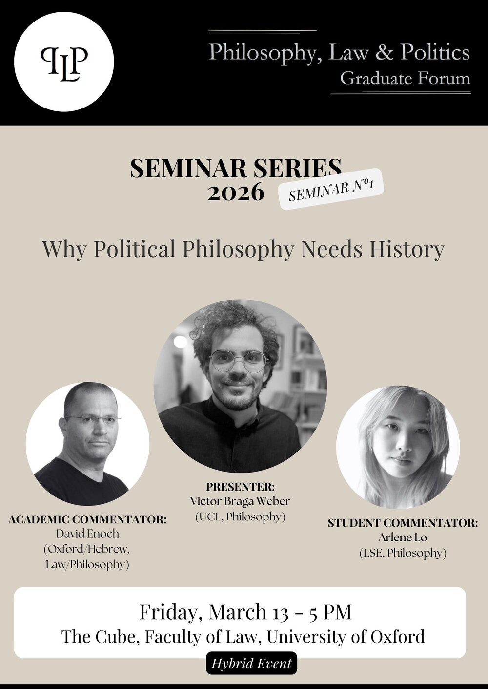 Poster for “Why Political Philosophy Needs History”